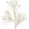 Melrose Pine and Sequin Spray, Gold