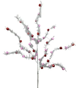 Liberty Floral Pink and Red Twig Bell Spray