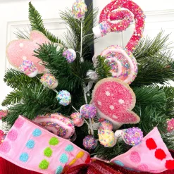 Liberty Floral Pink and White Mitten Spray