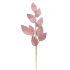 RAZ Pink Beaded Tip Leaf Spray