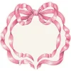 Hester & Cook Pink Bow Placemat Set