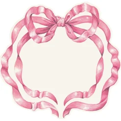 Hester & Cook Pink Bow Placemat Set