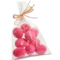 RAZ Pink Flocked Easter Eggs