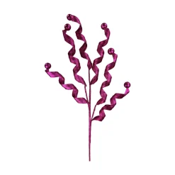 Liberty Floral Pink Glitter Curly Ball Spray