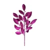 Liberty Floral Pink Glitter Leaves Spray