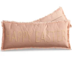 RAZ Pink Happy Easter Pillow