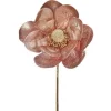 Regency Pink Metallic Magnolia Stem, 24"