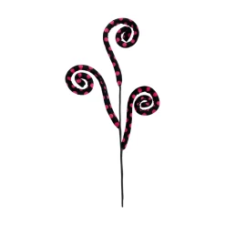 Liberty Floral Pink Polka Dot Spiral Curly Spray