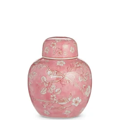 RAZ Pink Round Jar
