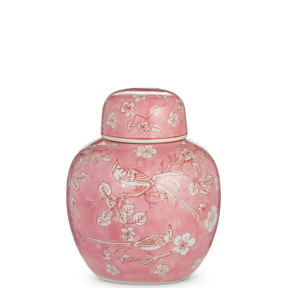 RAZ Pink Round Jar