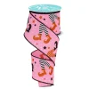 Craig Bachman Pink Witch Legs Ribbon, 2.5" X 10YD