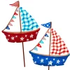 The Round Top Collection Plaid Sailboats