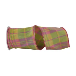 Reliant Ribbon Plaid Springfield Ribbon, 4" X 10YD