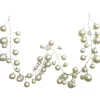 Farrisilk Platinum Ball Garland, 10'
