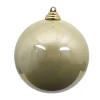 Farrisilk Platinum Candy Apple Ball Ornament, 4"
