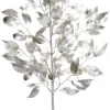 Mark Roberts Platinum Laurel Leaf Spray, 25"