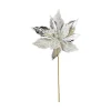 Direct Export Co. Platinum Metallic Poinsettia Stem