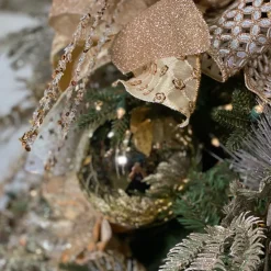 Farrisilk Platinum Shiny Ball Ornament, 4