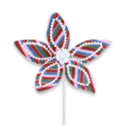 Direct Export Co. Playful Stripe Poinsettia Stem