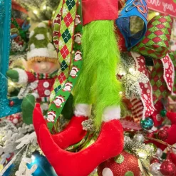 Liberty Floral Plush Green Monster Legs