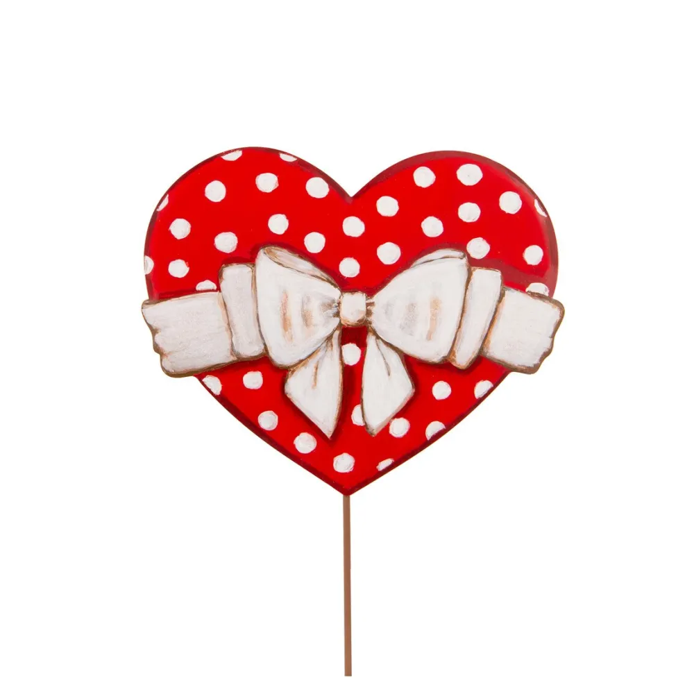 The Round Top Collection Polka Dot Heart, Medium