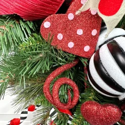 Liberty Floral Polka Dot Heart Spray, 19