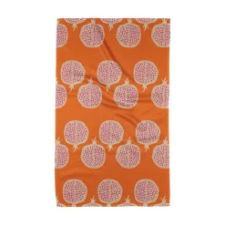 Geometry Pomegranate Parade Tea Towel