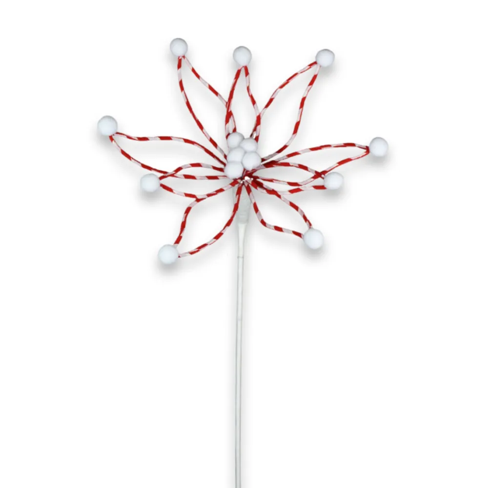 Direct Export Co. Pom Loop Poinsettia Stem