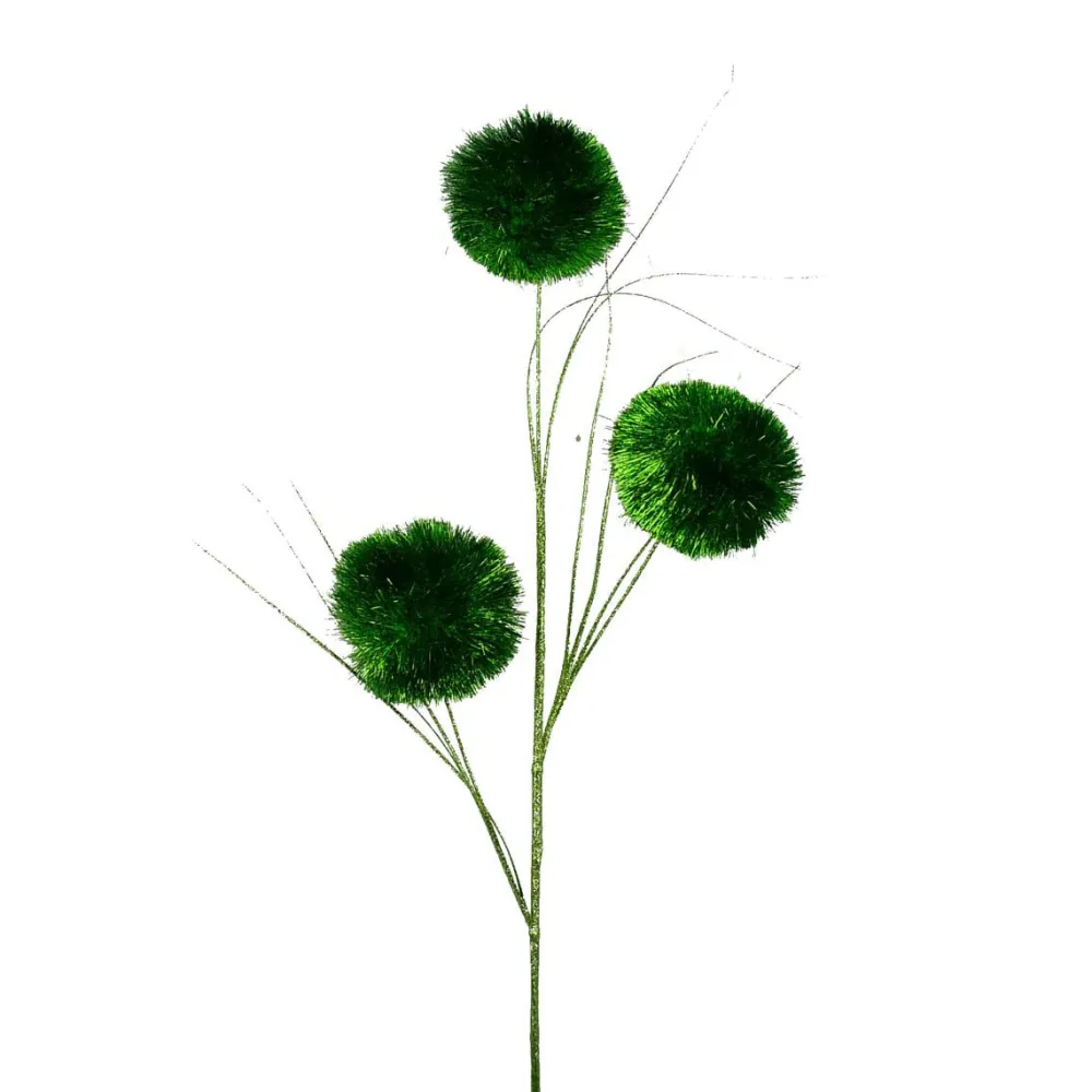 Liberty Floral Pom Pom Ball Spray