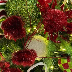 Liberty Floral Pom Pom Ball Spray