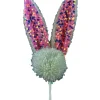 Liberty Floral Pom Pom Bunny Spray