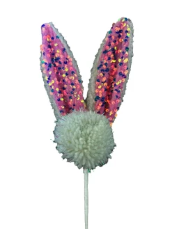 Liberty Floral Pom Pom Bunny Spray