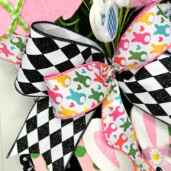 D. Stevens Poplin Easter Bunny Ribbon, 2.5" X 10YD