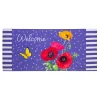 Evergreen Poppy Welcome Sassafras Switch Mat