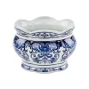 Craig Bachman Porcelain Scalloped Jardiniere