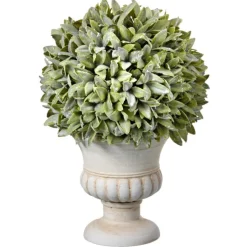 Regency Potted Sage Ball Urn Arrangement, 11"