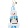 Christopher Radko 2024 Precious Blue Penguin by