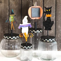 The Round Top Collection Pumpkin Chalkboard Finial