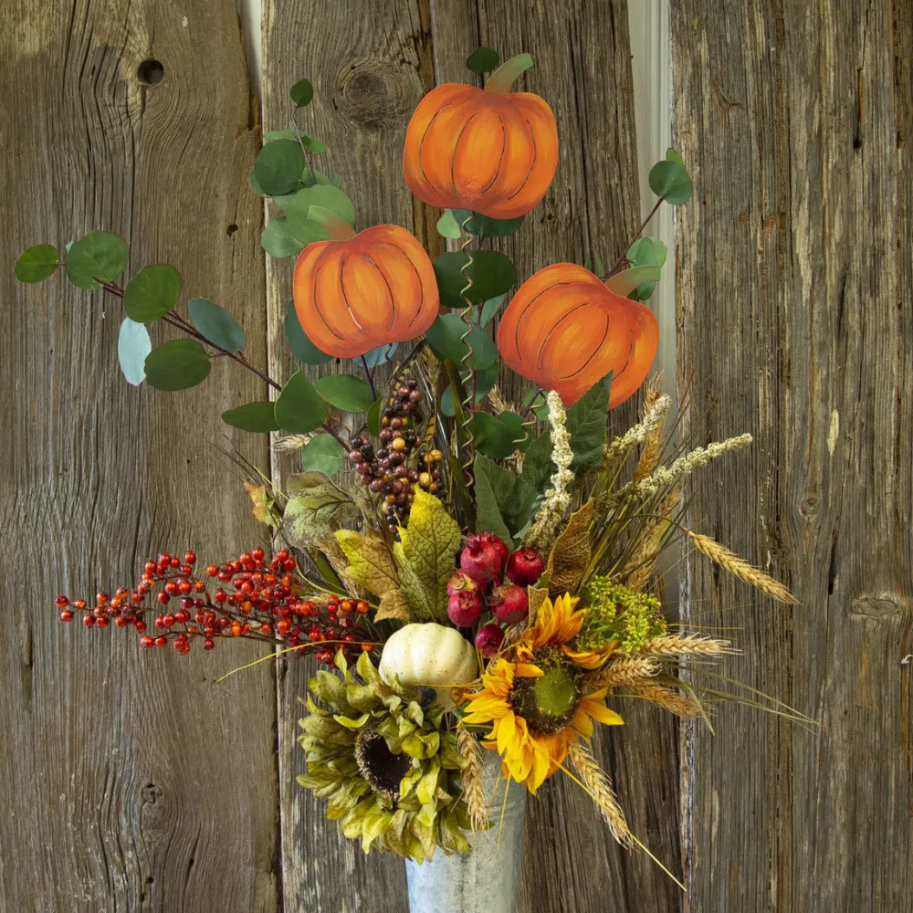 The Round Top Collection Pumpkin Trio Stake