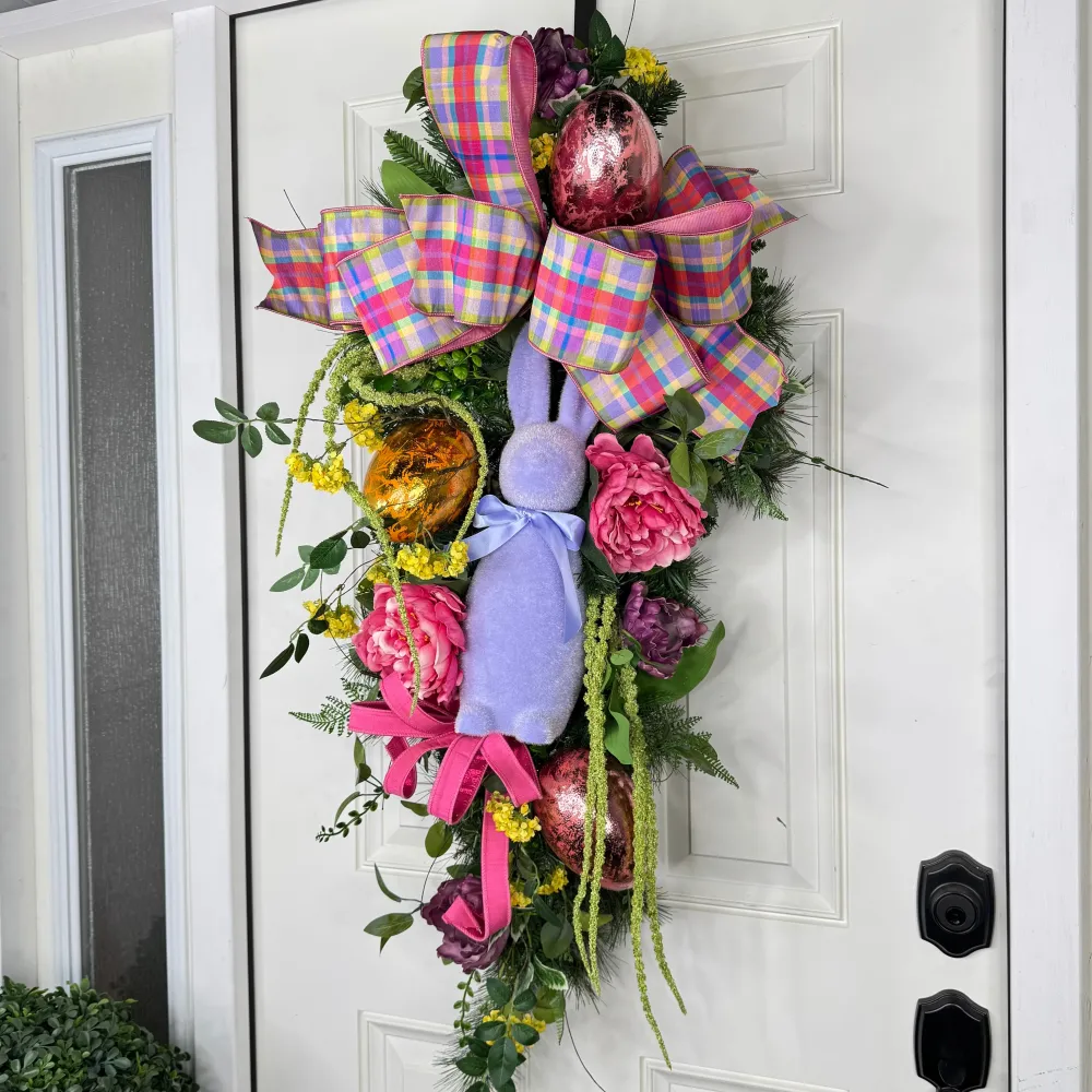 Miss Cayce's Purple Bunny Blossom Teardrop
