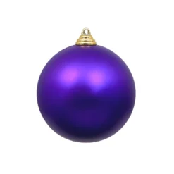 Farrisilk Purple Matte Ball Ornament, 8"
