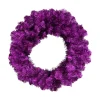 Liberty Floral Purple Tinsel Wreath