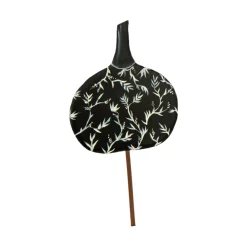 The Round Top Collection Quilted Black & White Pumpkins