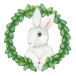 The Round Top Collection Rabbit Wreath Gallery Art