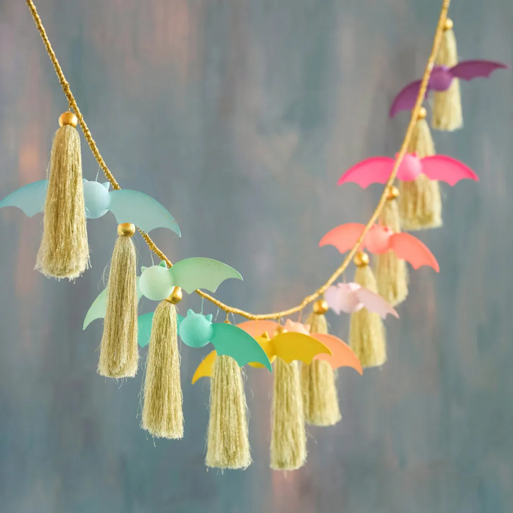 Glitterville Rainbow Bat Garland