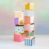 Glitterville Rainbow Gilded Nesting Boxes Set by