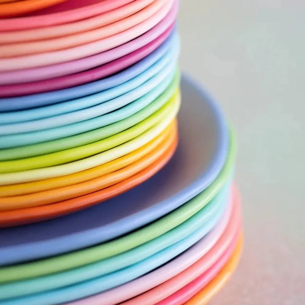 Glitterville Rainbow Platter by