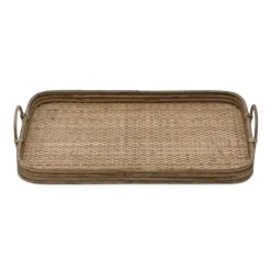 Melrose Rattan Rectangular Tray