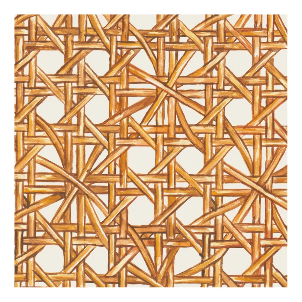 Hester & Cook Rattan Weave Cocktail Napkin Set
