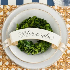 Hester & Cook Rattan Weave Placemat Set